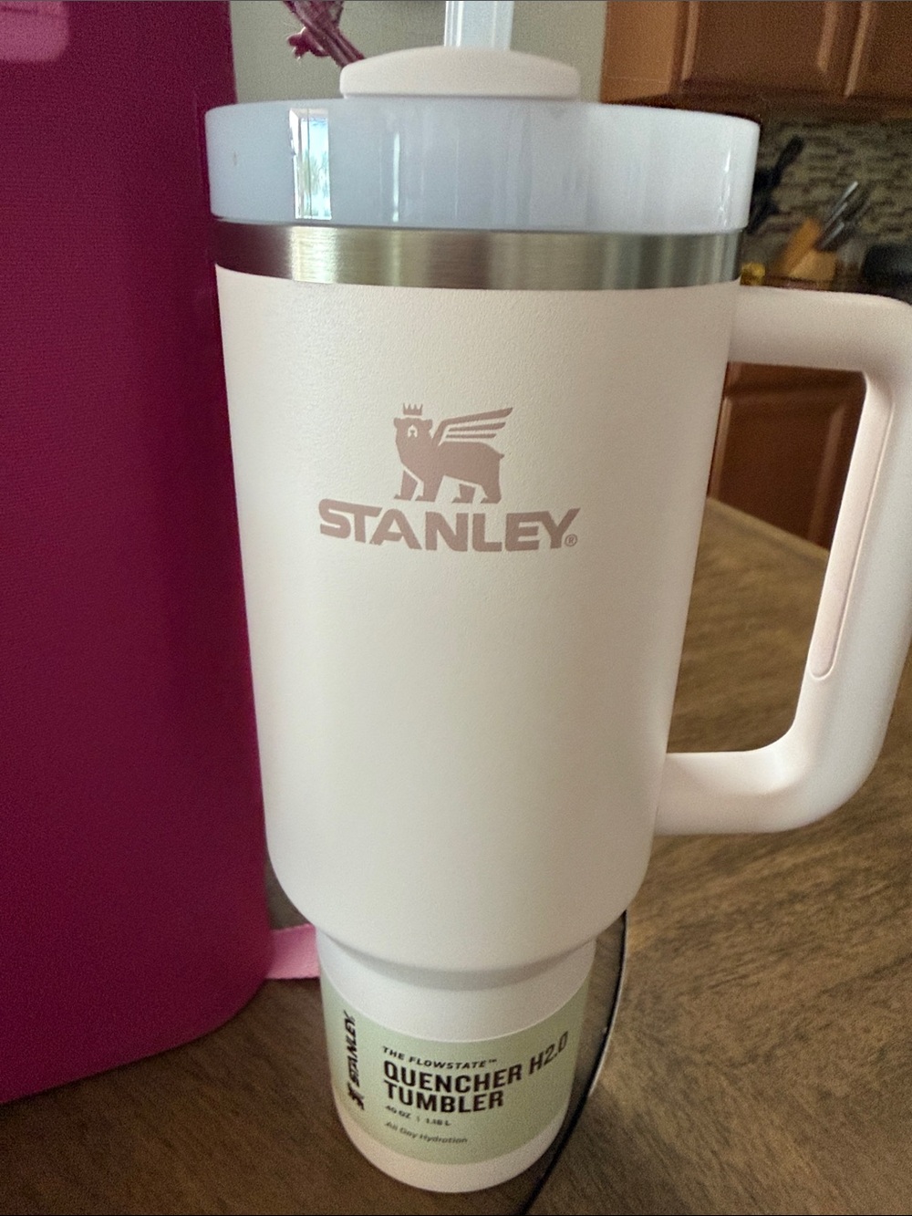 Stanley Pink Madeleine Midi Backpack & Rose Quart Quencher H2O Tumbler Set - Picture 4 of 8
